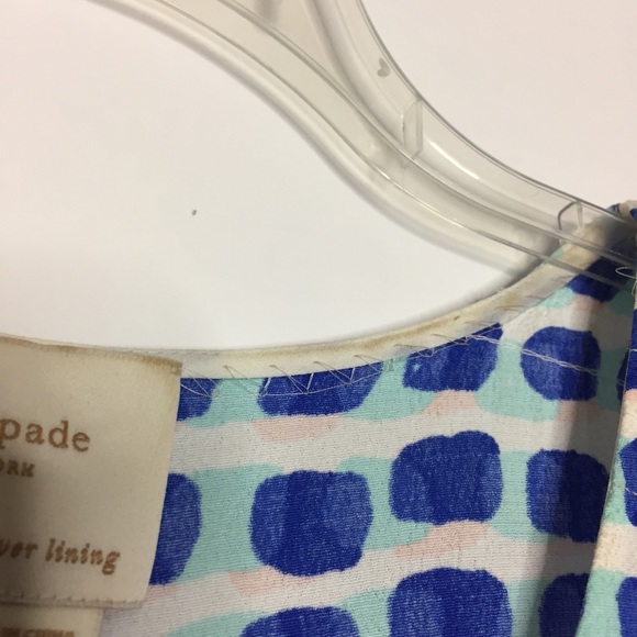 Kate Spade New York Island Stamp Tie Back Dress M - Picture 9 of 12